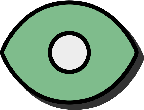 Eye icon (Standing for Multi-disciplinary vision)